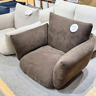 リクライニング フロアソファ 1シーター ベージュ | 無印良品